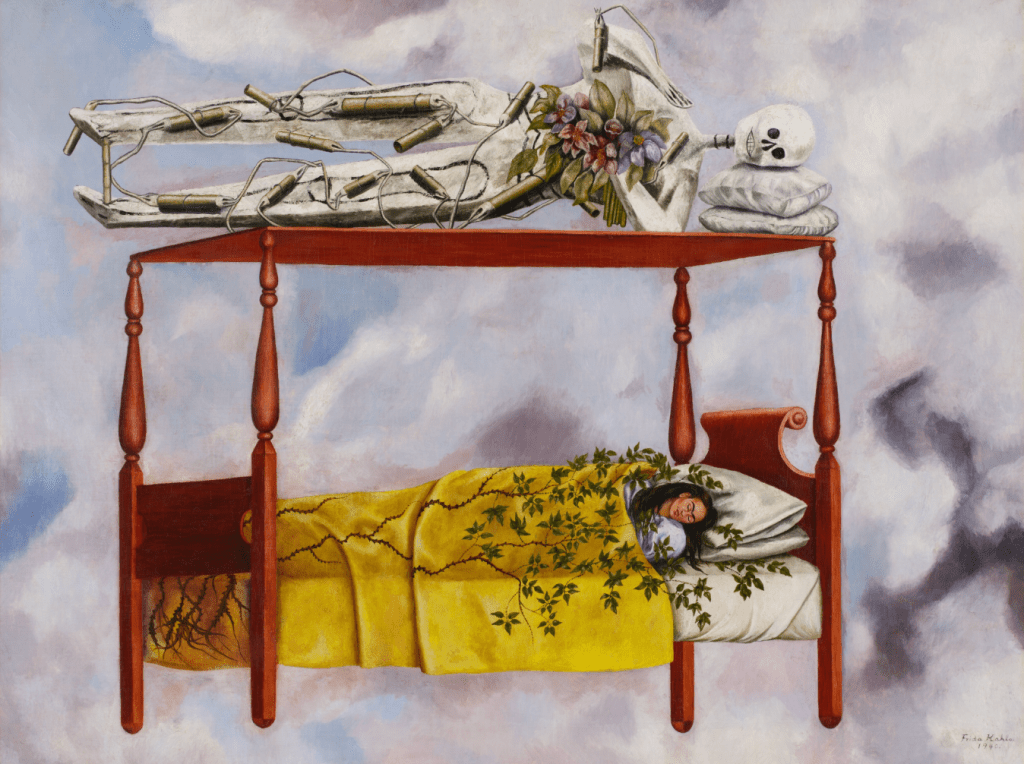 Frida Kahlo La cama
